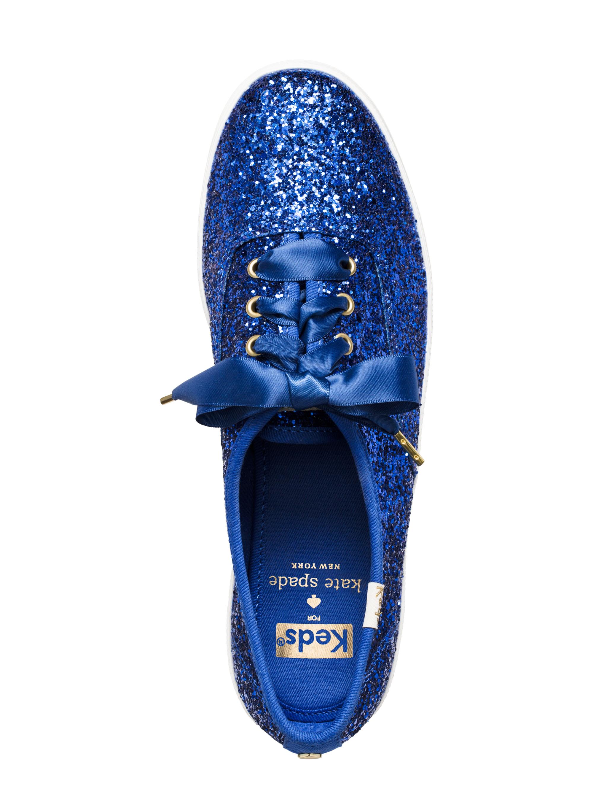 blue glitter sneakers